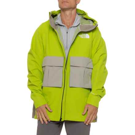 The North Face Dragline Snowboard Jacket - Waterproof in Meadow Grass/Clay Grey