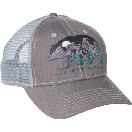 The North Face Embroidered Trucker Hat (For Men) in Tnf Medium Grey Heather