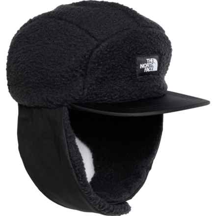 The North Face Forrest Fleece Trapper Hat (For Big Boys) in Black