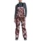 The North Face Freedom Bib Ski Pants - Waterproof in Wild Ginger Snow Dyeprint