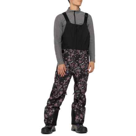 The North Face Freedom DryVent® Bib Ski Pants - Waterproof in Fawn Grey Snake Charmer