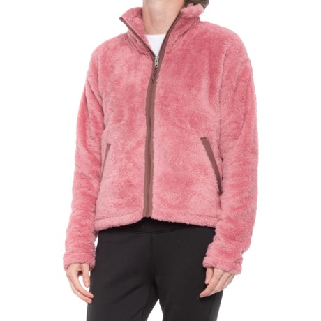 the north face women's furry fleece full zip jacket