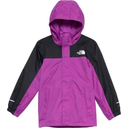 The North Face Girls Antora Rain Jacket - Waterproof in Purple Cactus Flower