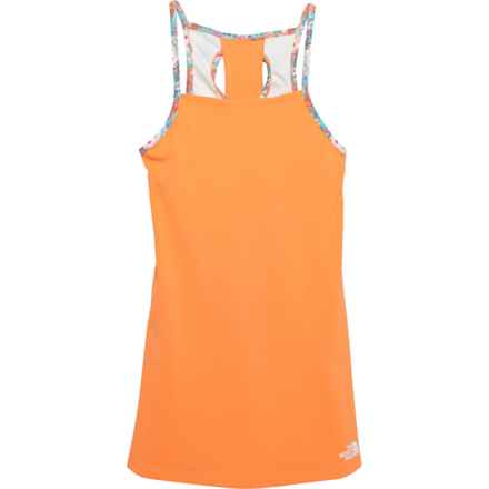 The North Face Girls Never Stop Dress - Sleeveless in Dusty Coral Orange