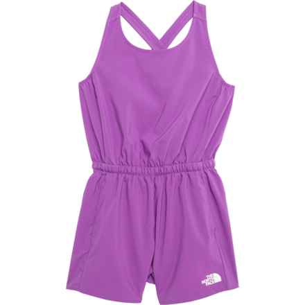 The North Face Girls Sportswear Romper - Sleeveless in Purple Cactus Flower