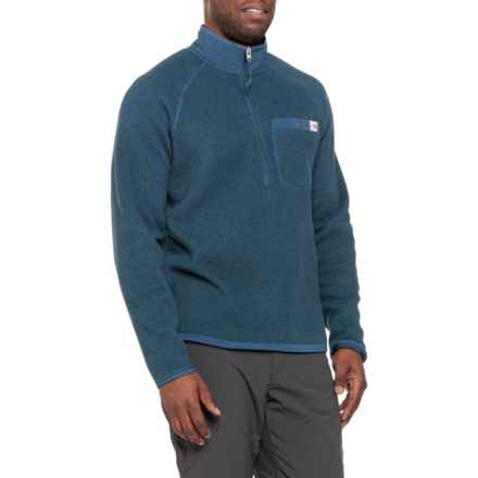 The North Face Gordon Lyons Shirt - Zip Neck, Long Sleeve in Shady Blue Heather