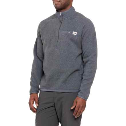 The North Face Gordon Lyons Shirt - Zip Neck, Long Sleeve in Vanadis Grey Dark Heather