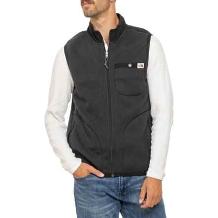 The North Face Gordon Lyons Vest - Full Zip in Tnf Black Heather