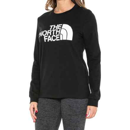 The North Face Half Dome T-Shirt - Long Sleeve in Tnf Black