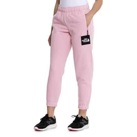 The North Face Heavyweight Box Fleece Sweatpants in Cameo Pink