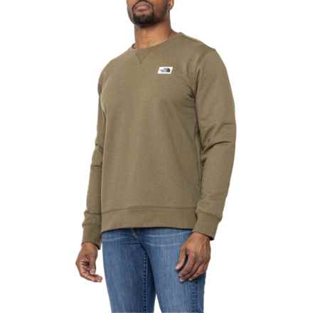 The North Face Heritage Patch Sweatshirt in Military Olive
