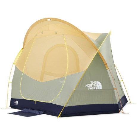 The North Face Homestead Super Dome 4 Tent - 4-Person, 3-Season in Teagreen/Tnfnavy
