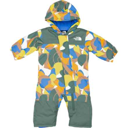 The North Face Infant Boys Freedom Snow Suit - Waterproof, Insulated in Almond Butter Bg Abstpt