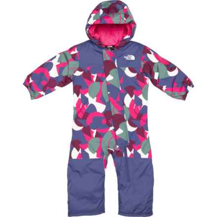 The North Face Infant Boys Freedom Snow Suit - Waterproof, Insulated in Mr. Pink Big Abstrct Pt