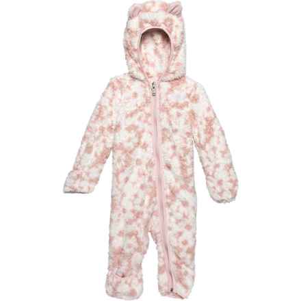 The North Face Infant Girls Baby Bear One-Piece Snowsuit in Gardenia White Fd Flr P