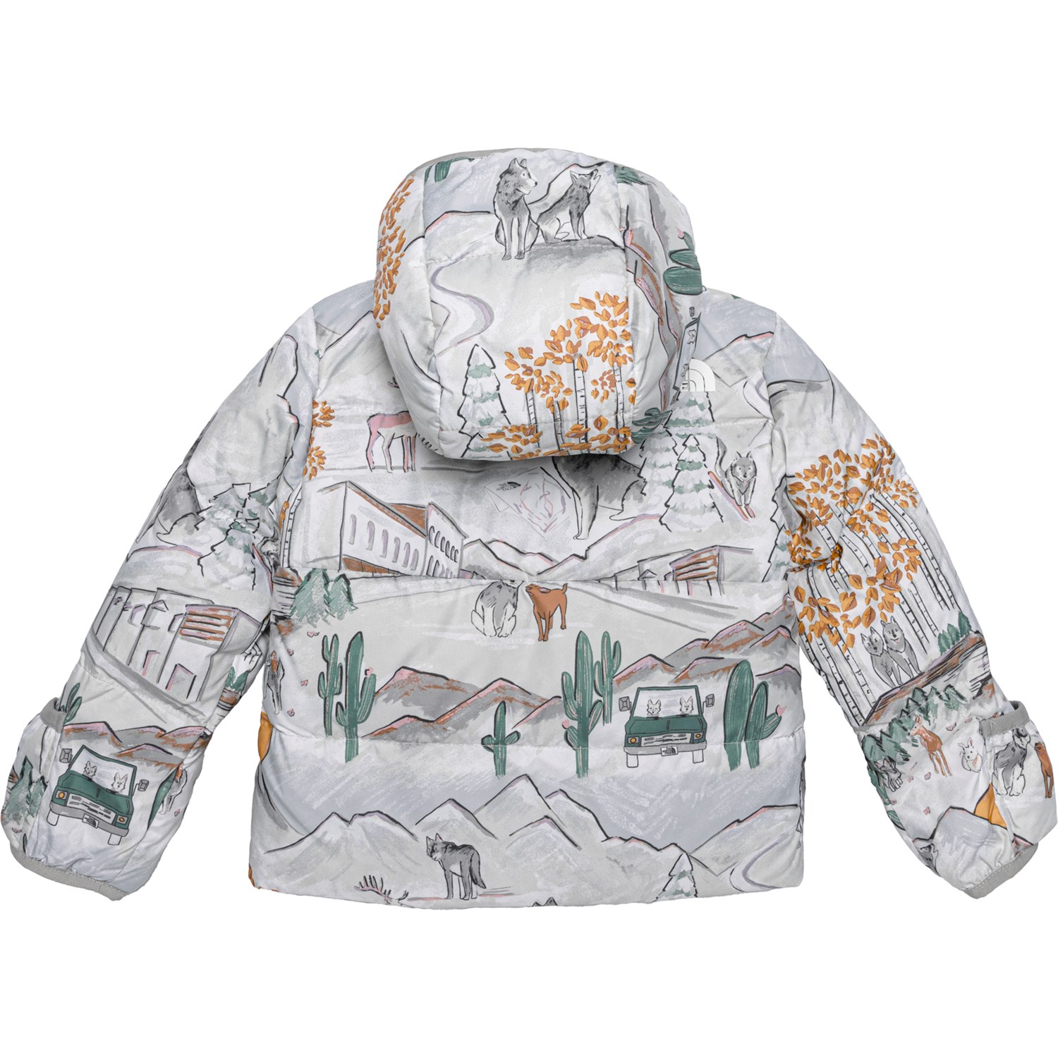 The North Face Infant Girls North Down Hooded Jacket - 600 Fill Power