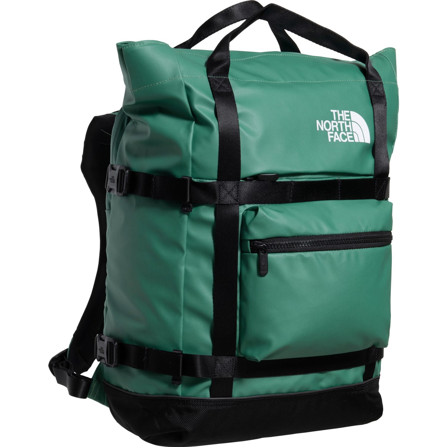 The North Face Large Commuter 32 L Backpack - Deep Grass Green-TNF Black