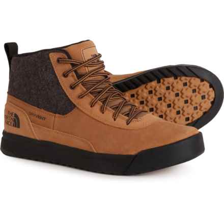 The North Face Larimer SE Mid Boots - Waterproof, Insulated (For Men) in Almond Butter/Tnf Black