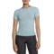 The North Face Lean Strong Ribbed T-Shirt - Short Sleeve in Reef Waters Heather