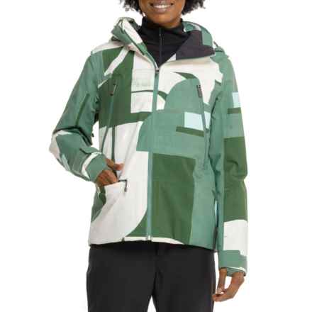 The North Face Lenado Ski Jacket - Waterproof, Insulated in Dark Sage Paper Hfdm Pt