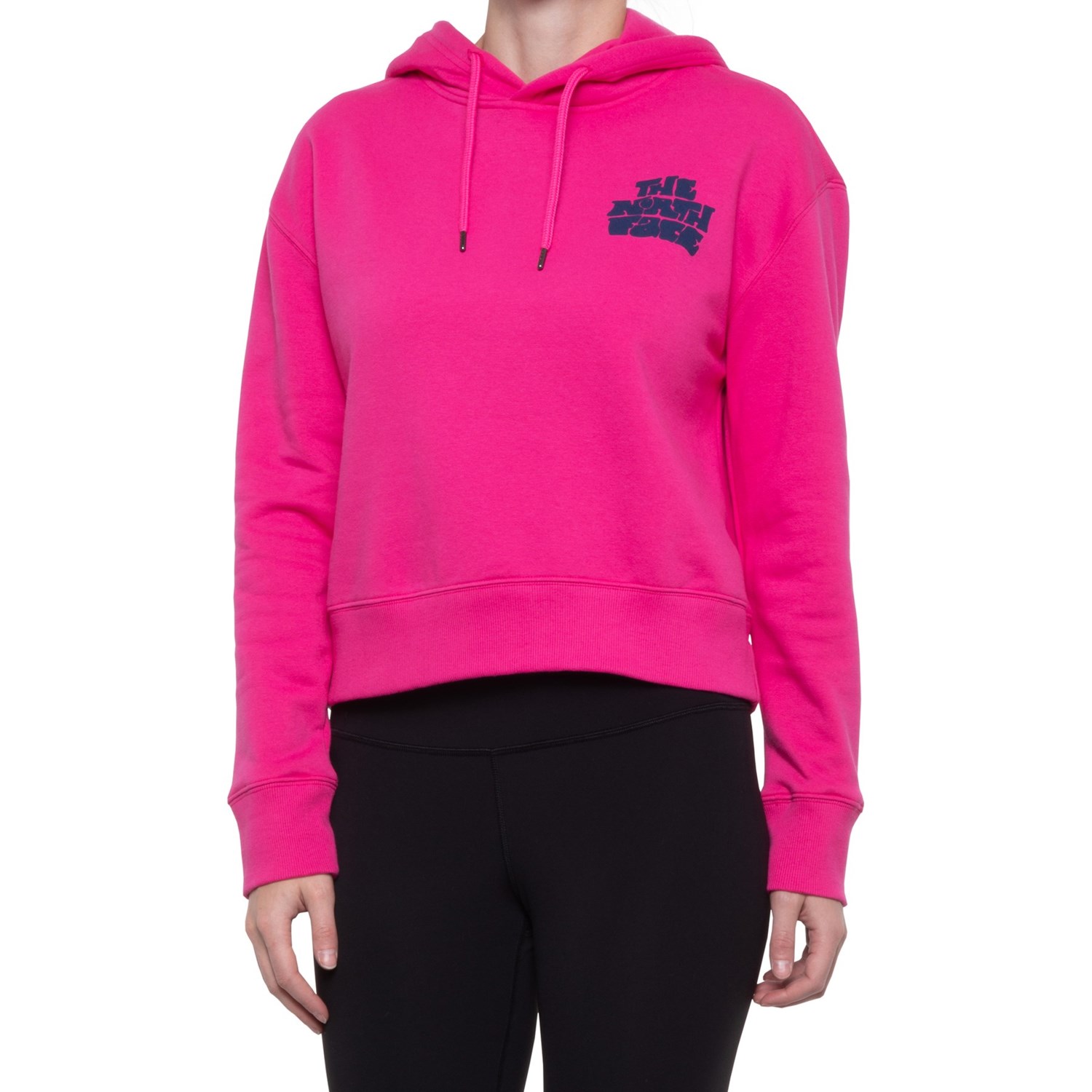 pink north face sweater