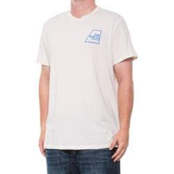 The North Face Logo Marks Tri-Blend T-Shirt - Short Sleeve in Gardenia White Heather