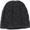 The North Face Minna Cable-Knit Beanie (For Women) in Tnf Black