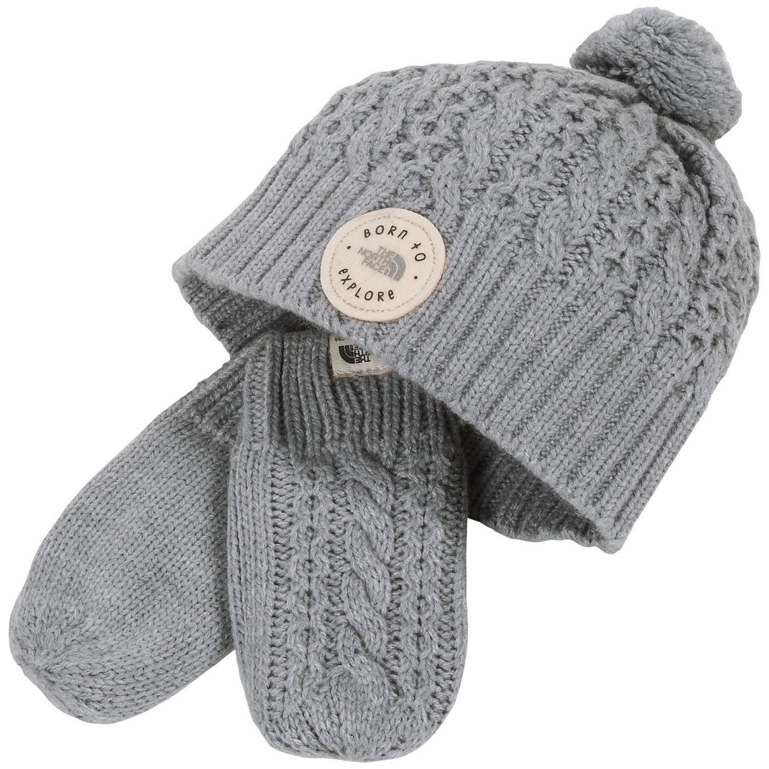 The North Face Minna Knit Beanie and Mittens Set (For Infants)