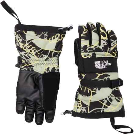 The North Face Montana DryVent® Ski Gloves - Waterproof, Insulated in Black Hands Small Print