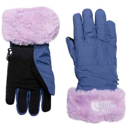 The North Face Mossbud Swirl Gloves - Insulated, Reversible (For Big Girls) in Lupine