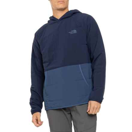 The North Face Mountain Hooded Sweatshirt - Insulated in Summit Navy/Shady Blue