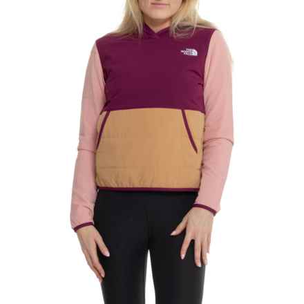 The North Face Mountain Sweatshirt - Insulated in Boysenberry/Shdrs/Almbr