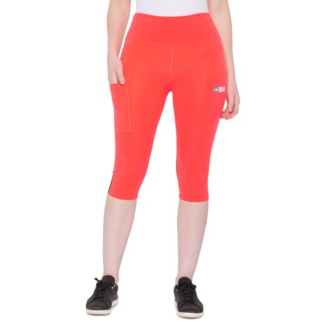 The North Face Movmynt Womens Capris (Various Sizes in Brilliant Coral/Black)