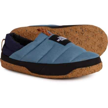 The North Face Nuptse Denim and Down Mule Shoes - 550 Fill Power, Slip-Ons (For Men) in Light Denim/Tnf Black