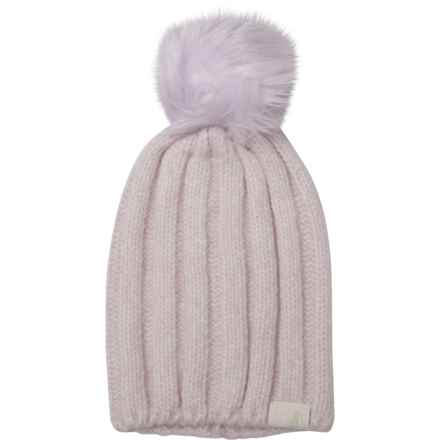 The North Face Oh-Mega City Pom Beanie (For Women) in Lavender Fog