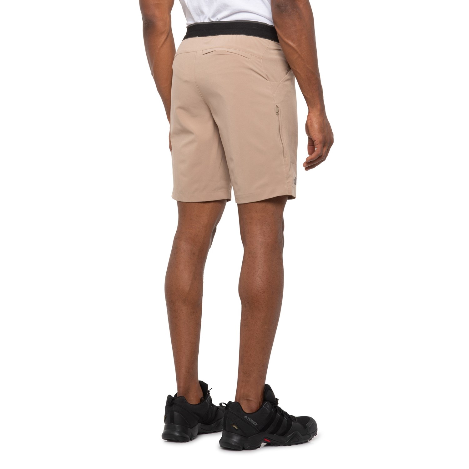 black north face shorts mens