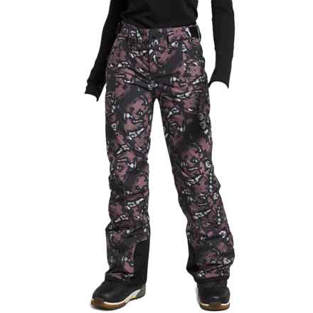 The North Face Plus Freedom Ski Pants - Waterproof, Insulated in Fawn Grey Snake Charmer