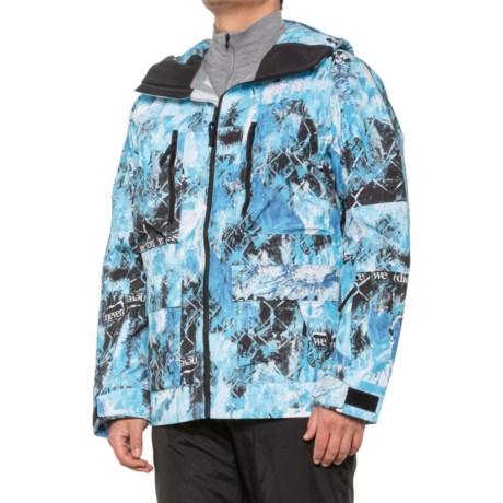The North Face Printed Dragline Snowboard Jacket - Waterproof in Norse Blue Cole Navin Print