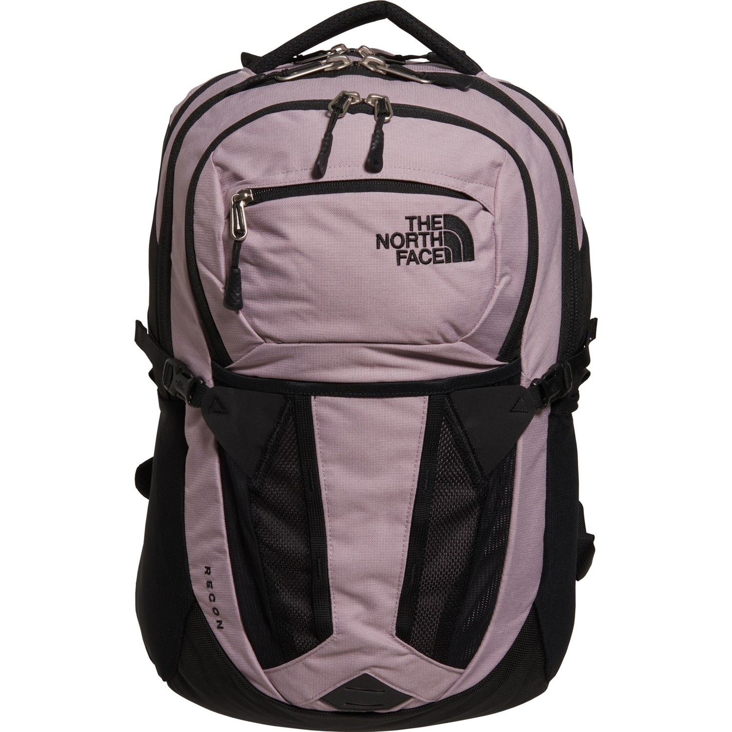 light purple north face backpack