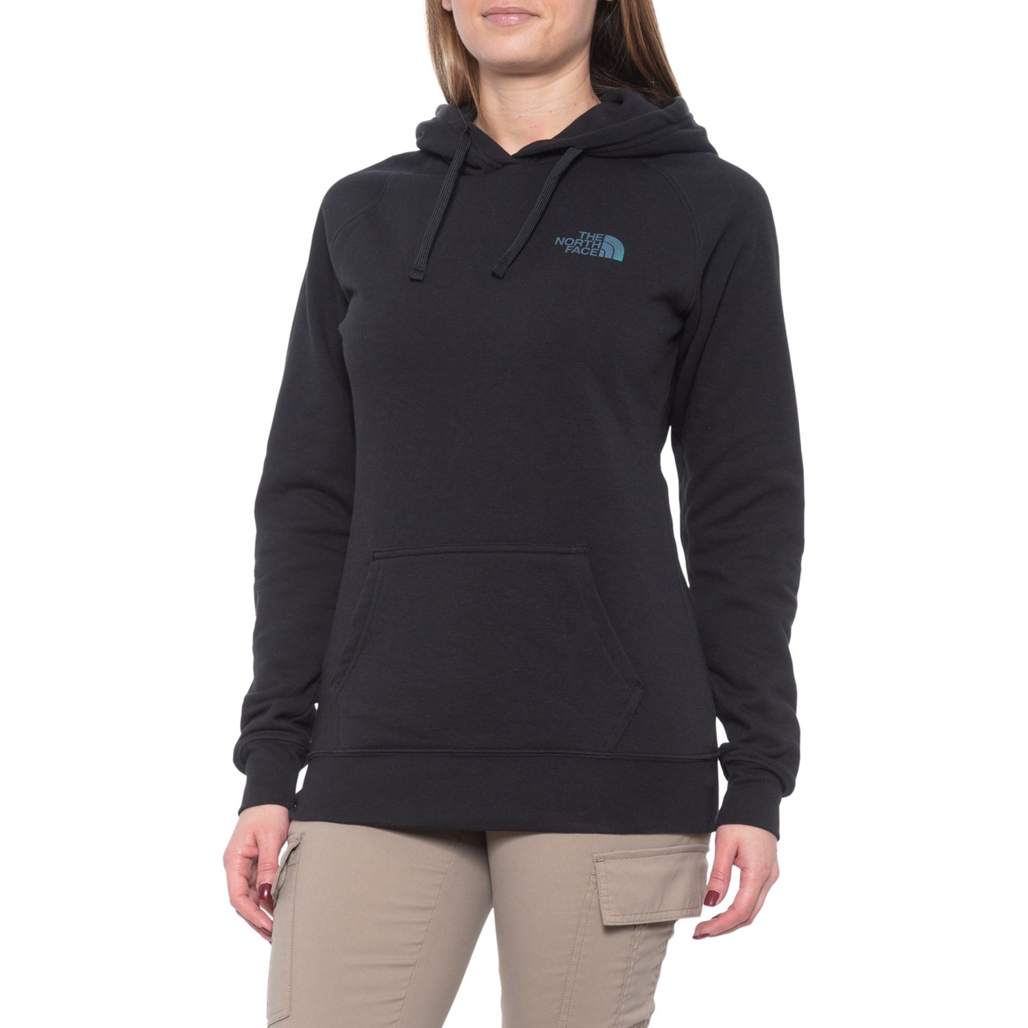 north face red box hoodie women's