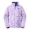 113AR_2 The North Face Reversible Mossbud Swirl Jacket - Insulated, Fleece Lined (For Little and Big Girls)
