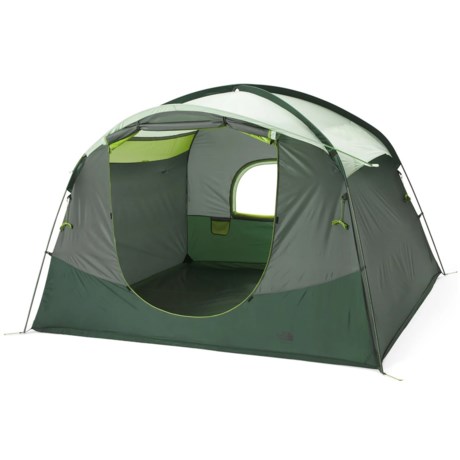 The North Face Sequoia 4 Tent - 4-Person, 3-Season in Agavegreen/Grannysmit