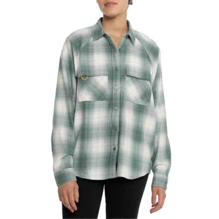 The North Face Set Up Camp Flannel Shirt - Long Sleeve in Dark Sage Medium Half D