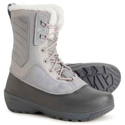 The North Face Shellista IV Mid Boots - Waterproof, Leather (For Women) in Meld Grey/Vanadis Grey