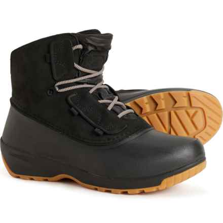 The North Face Shellista IV ThermoBall® Eco Shorty Boots - Waterproof, Insulated, Leather (For Women) in Tnf Black/Tnf Black