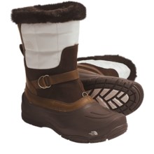The North Face Shellista Winter Boots - Waterproof, Insulated, Pull-Ons (For Women) in Trail Brown/Vaporous Grey - Closeouts