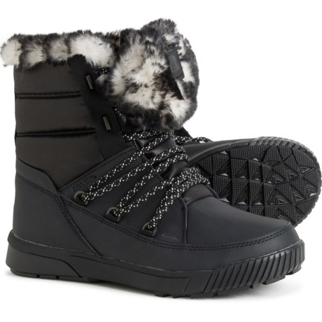 The North Face Winter Camp Black Boots Waterproof Size Boys 5 =6.5 Women outlets