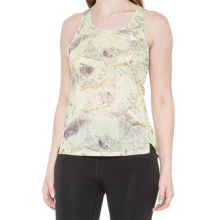 The North Face Sunriser Tank Top in Lime Cream Valley Floor Print