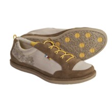 The North Face Suzy Q-ZY Shoes - Slip-Ons, Recycled Materials (For Women) in Fossil Ivory/Snapdragon Yellow - Closeouts