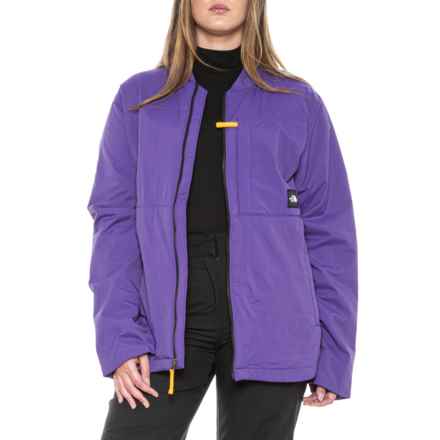The North Face Team Kit Midlayer Jacket - Waterproof, Insulated in Peak Purple